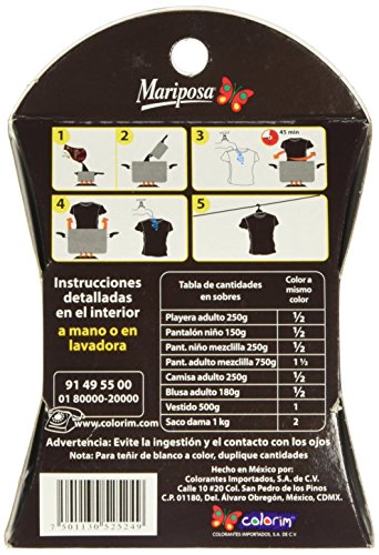 Reviews de Colorantes Mariposa Colores los 5 mejores. 27 Imagen adicional