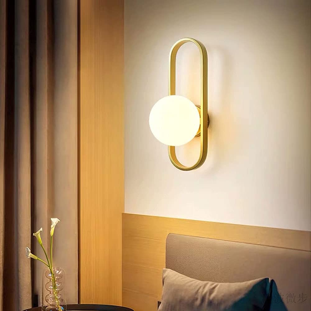 ceiling Nordic Light Glass, MIDI wieku ścienna magiczna fasolka globowa światła Wal oświetlenie do salonu sypialnia sypialnia sypialnia sypialnia korytarz kuchenny Cloakroom, gniazdo E27 (kolor: