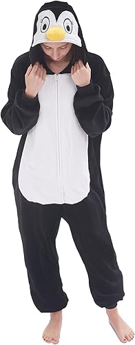 NEWCOSPLAY Unisex Adult Onesie Pajamas Animal One Piece Costume Cosplay Sleepwear