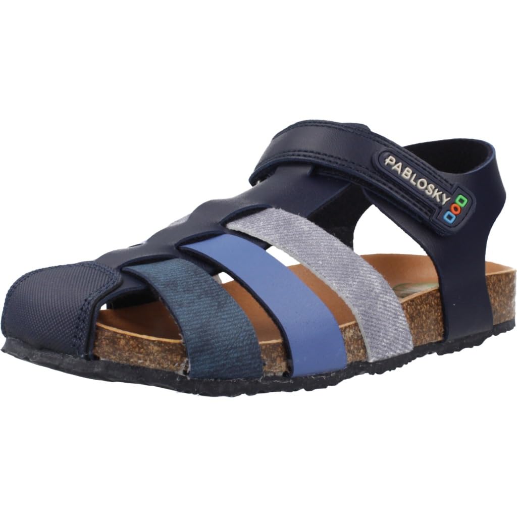 Pablosky Mädchen Navy Bio 520227 Sandale, 30 Eu Ancho