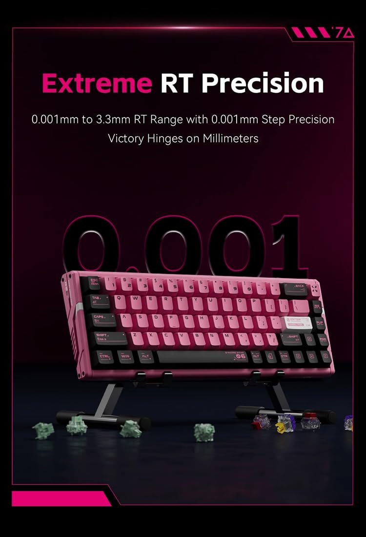 未開封 ATK RS6 ULTRA Sakura Warrior TTC万磁王軸 ATK Professional Gaming Mechanical Keyboard RS6 Ultra - 8K