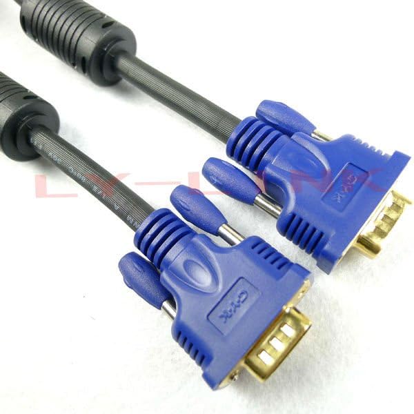 Wiring Connecting Terminals - 1080P VGA Cable 15PIN VGA to VGA Adapter Male to Male 5M - (Color: Black)
