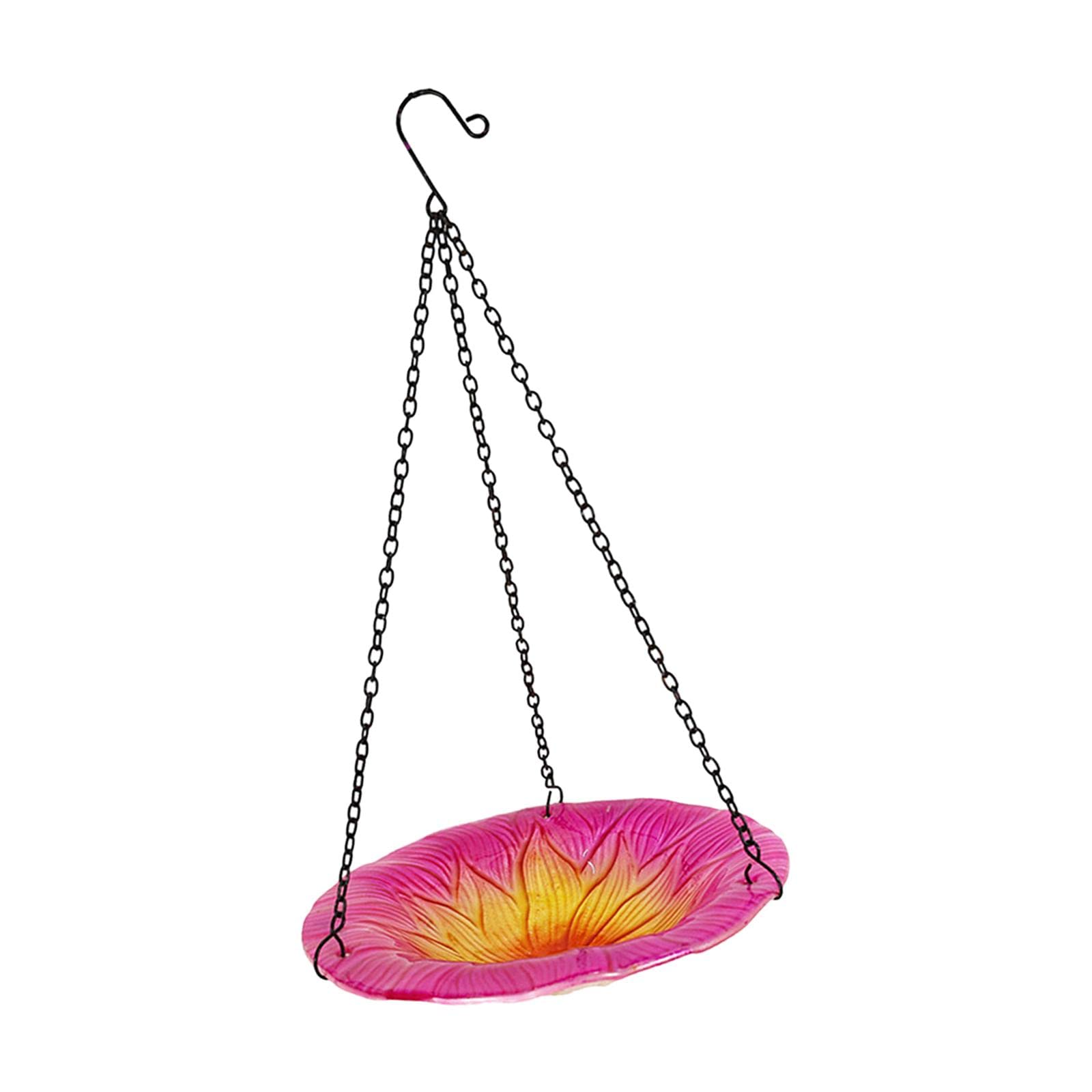 Creative Hanging Bird Bath Bird Water Feeder Tray for Yard Patio 8inch|Birdhouses|Home & Garden-image-12