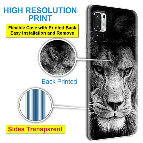 Image of Fashionury Designer Case for Redmi Note 10T 5G - Printed Back Cover - D014