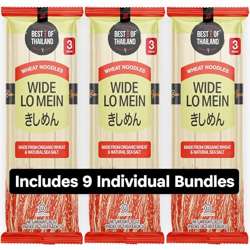 Best Of Thailand Noodles (3 Pack, Noodles Lo Mein Wide)
