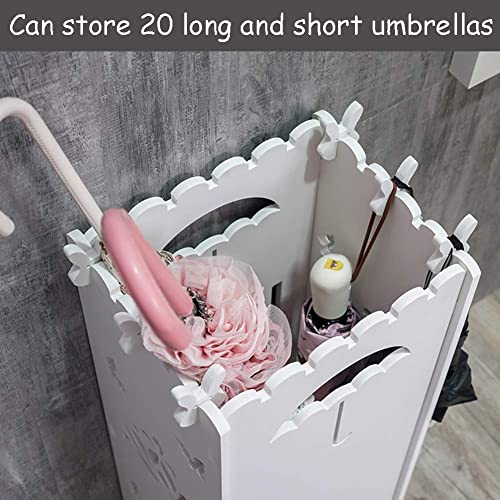 Porte-parapluies robuste et antirouille au design compact