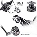 Sougayilang Fishing Reel Double Bearing Light Smooth Casting 5.2:1 Collapsible Handle Spinning Reels (DE4000)