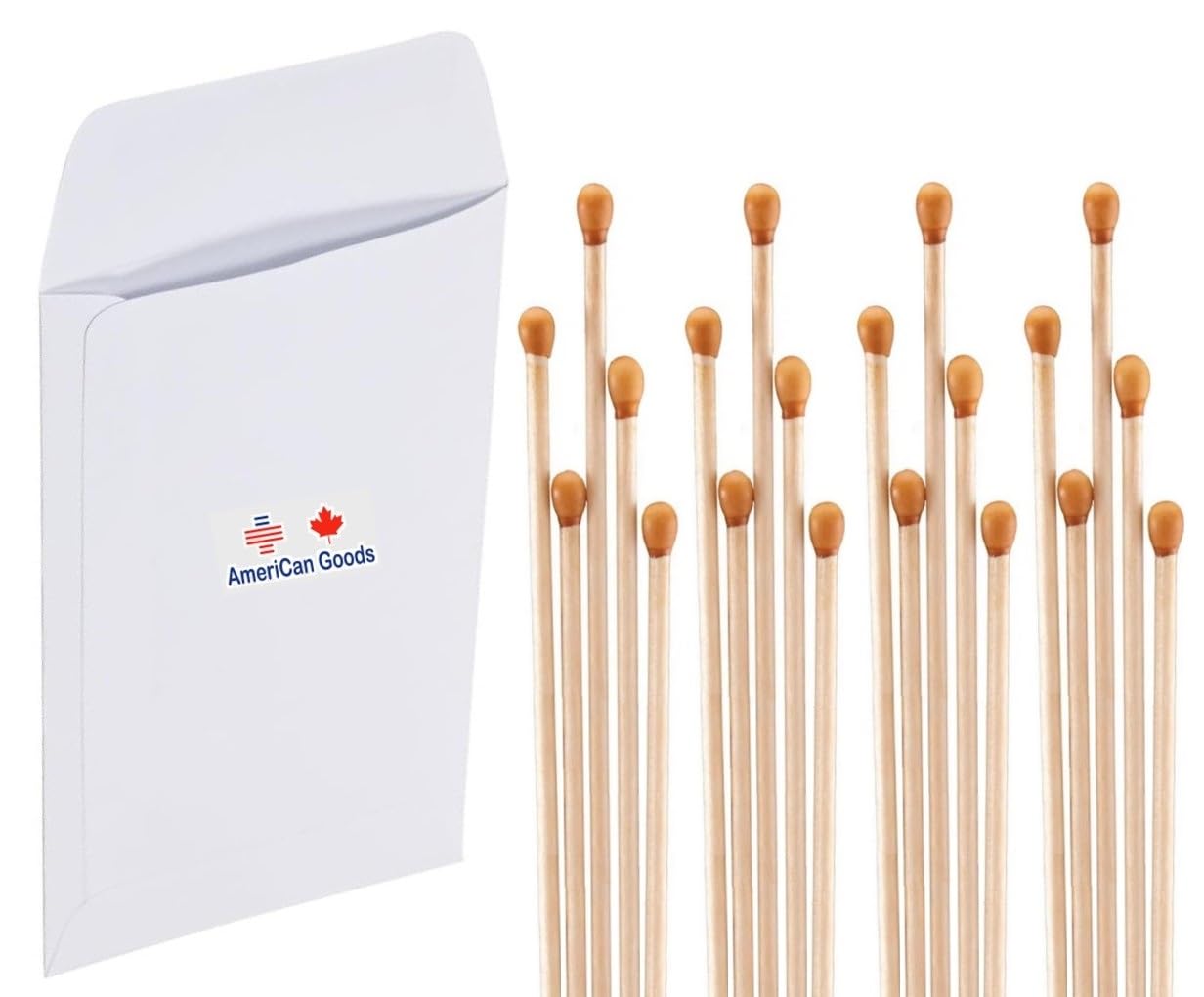 Silver Nitrate Caustic Wooden Sticks 6" Long Applicator Individual Use Sticks (20)