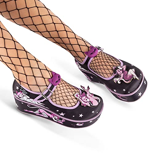 Image of Hot Chocolate Design Whimsical Women's Platform Mary Jane Shoes