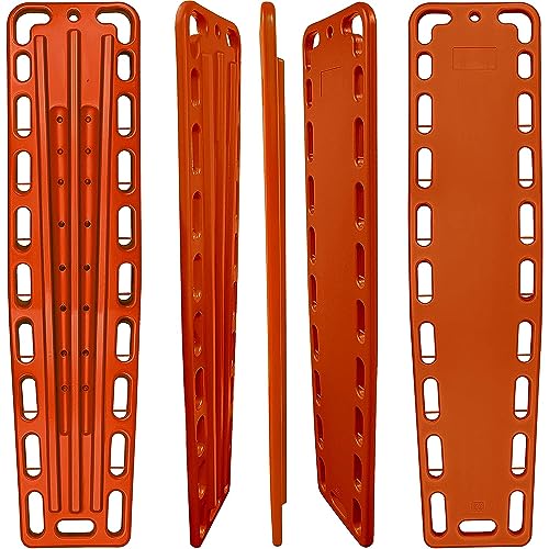 Image of Spine Board Stretcher Backboard for Patient - EMT Backboard Immobilization Portable Patient Transport Rescue Lightweight PE Plastics Ambulance Stretcher Gurney