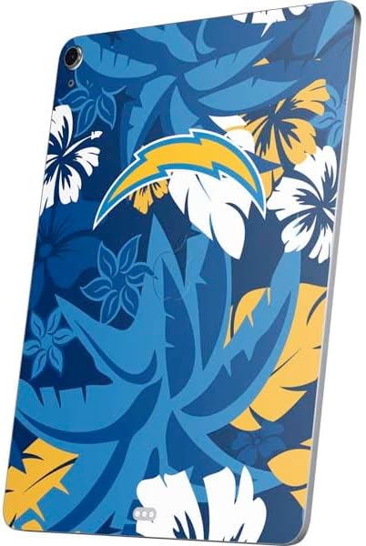 Skinit Decal Tablet Skin Compatible with iPad Air 11in (2024-2025) - Officially Licensed NFL Los Angeles Chargers Tropical Print Design