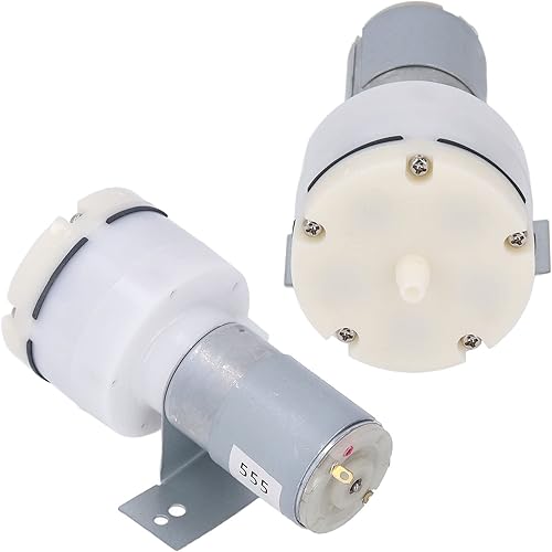 Miniatura 7 de Mini bomba de aire en miniatura de bajo ruido de alta presión portátil eléctrica mini bomba de vacío para aireación de acuario