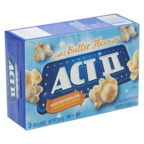 ACT II Light Butter Flavor Popcorn, 241 gm