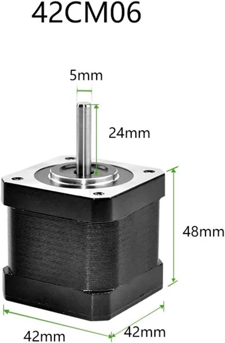 42mm 2 Phase 0.2~0.8 N.M Open Loop Stepper Motor + Driver 17 Computerized Numerical Control Stepper Motor Kit(0.2nm R42 42AM02 KIT)