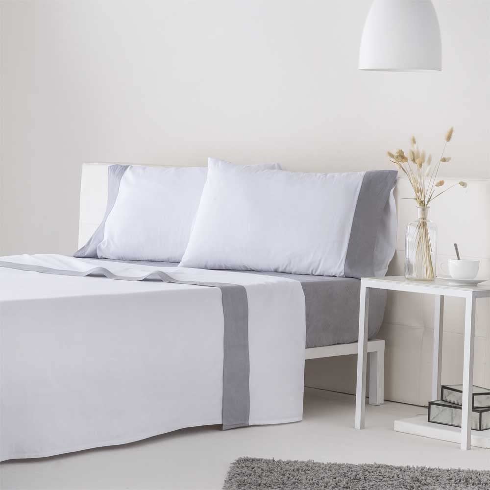 Bed met opbergruimte fluweel grijs 180 x 200 cm LUBBON