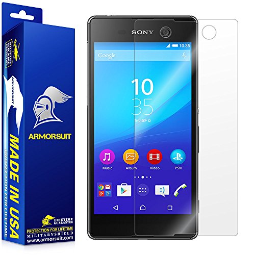 ArmorSuit MilitaryShield Screen Protector for Sony Xperia M5 - [Max Coverage] Anti-Bubble HD Clear Film