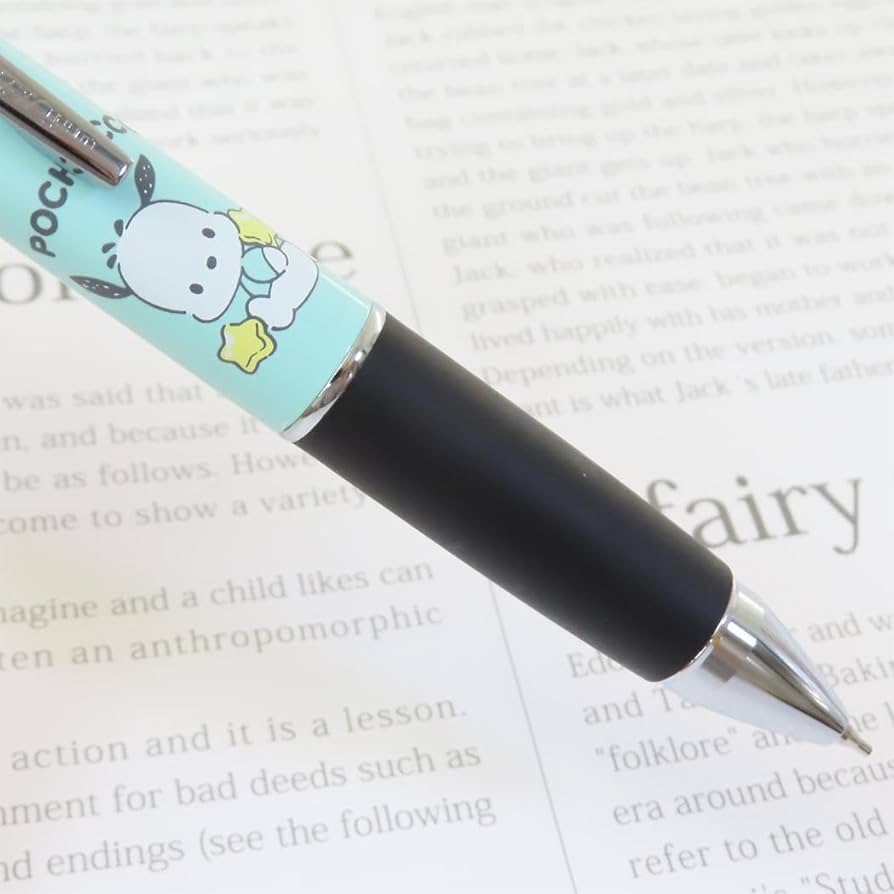 ポチャッコ ボールペン4本 キティやマイメロディ、ポチャッコたちのコラボグッズ！BIC