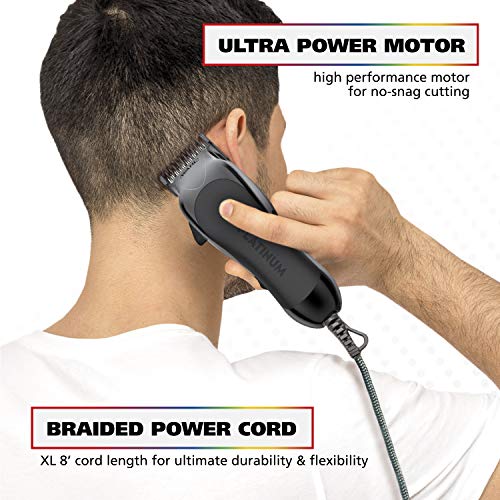 Wahl 79804-100 Usa Pro Series Platinum Corded Clipper & Corded Trimmer For Home Haircutting thumb #4