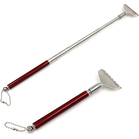 Amazon Co Create 孫の手 伸縮自在 携帯用スクラッチャー メタルバック スクラッチャー ハンドマッサージャー 2枚入り Co Create マッサージ ツボ押しグッズ