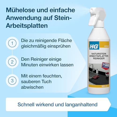HG Naturstein Arbeitsplatten-Reiniger, 1x500ml – Ansicht 6