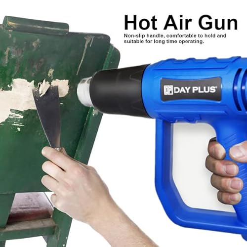 2000W Heat Gun with 3 Accessories– 2 Heat Settings: 300°C & 600°C – for Crafts, Resin, Paint Stripping, PVC Heat Shrinking, DIY Home Improvement 5 2000W Heat Gun with 3 Accessories– 2 Heat Settings: 300°C & 600°C – for Crafts, Resin, Paint Stripping, PVC Heat Shrinking, DIY Home Improvement - Image 5