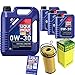Produktbild Filter Set Inspektionspaket 8 Liter Liqui Moly Motoröl Synthoil Longtime Plus 0W-30 MANN-FILTER Ölfilter