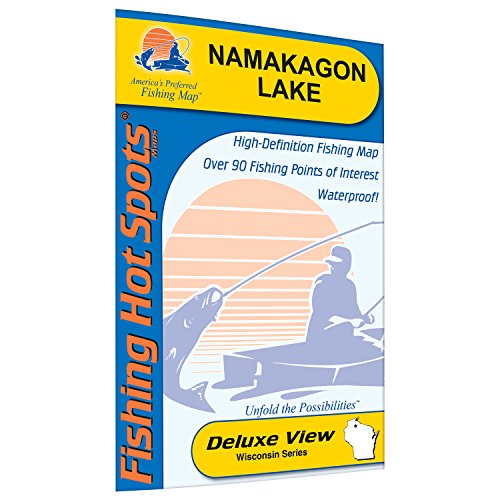 Namakagon Fishing Map, Lake (Bayfield Co)