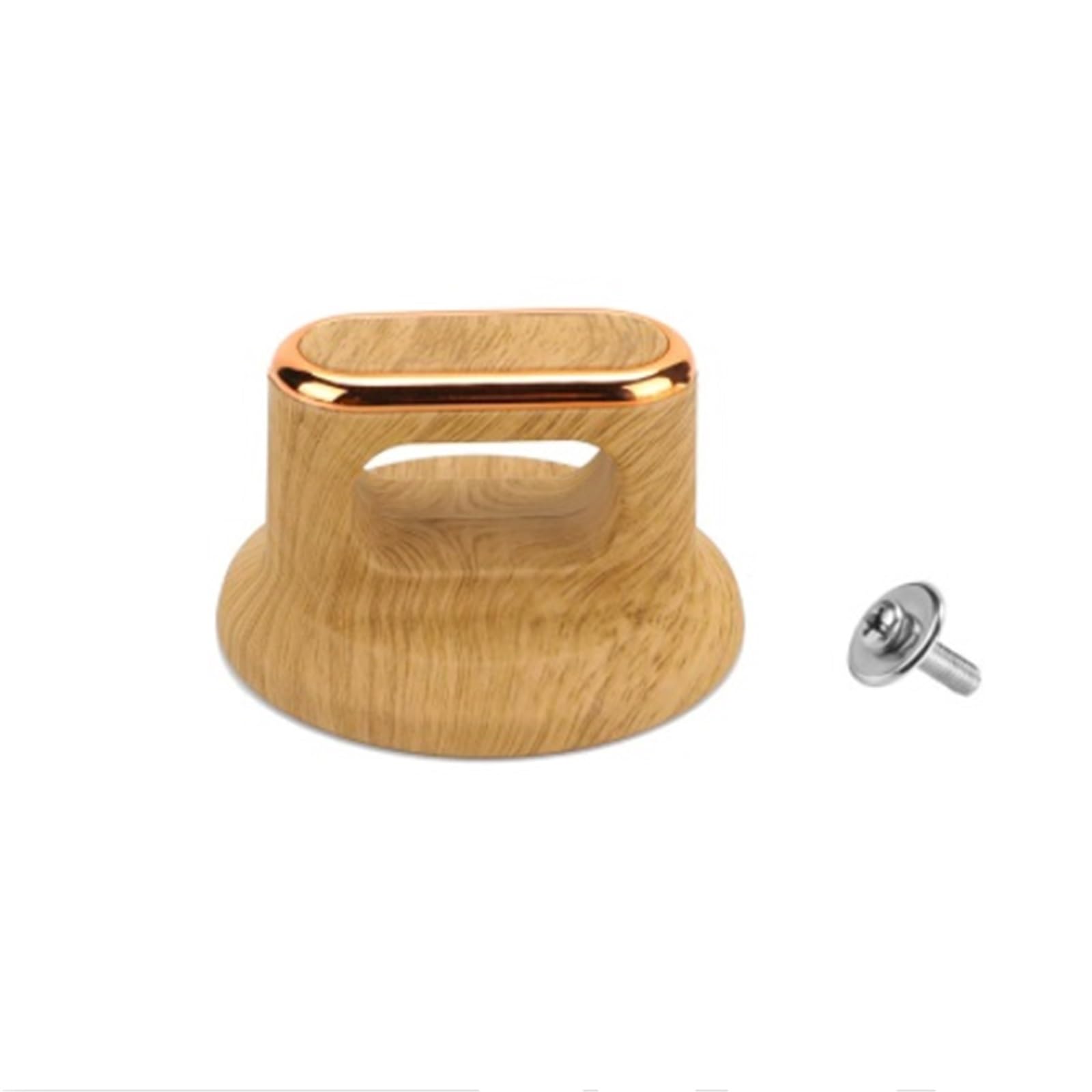 8Pcs Pot Lid Knob Handles with Gold Ring Heat-Resistant Cookware Knobs for Casserole Kettle