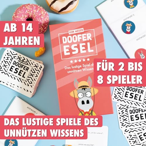 ATM Gaming DOOFER Esel - Das lustige Spiel des unnützen Wissens - Spiel der Kreativität… – Ansicht 2
