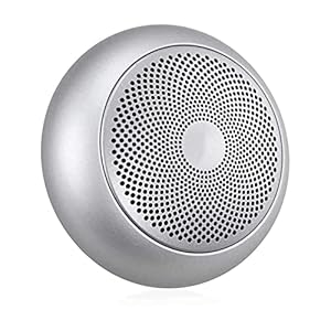 XIXIDIAN Bluetooth-luidspreker, draagbare luidsprekers met Hd Sound Subwoofer, outdoor compacte draadloze reisluidspreker for sport, wandelen en kamperen (Color : Silver)