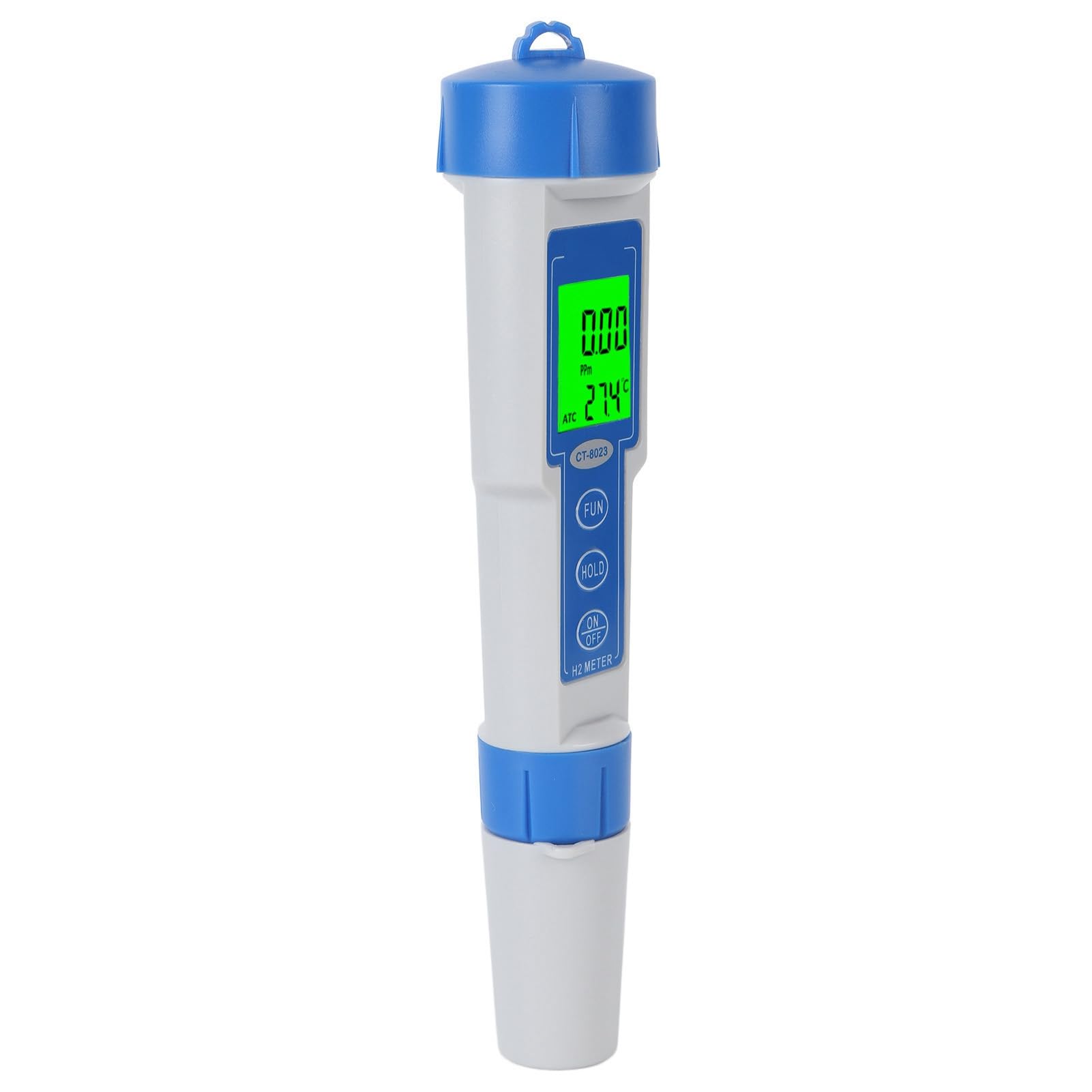Cyfrowy Miernik Wodoru z Podświetlanym Wyświetlaczem LED Funkcja Zatrzymania Danych Typ Pióra Tester H2 0-2400ppb do Analizy Jakości Wody