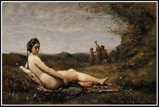 DIY Paint by Numbers for Adults Beginner,Repose Painting by Camille Corot DIY Acrylic Paint by Numbers Kits On Canvas 16X20 Inch