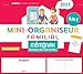 Mini-organiseur familial Mémoniak, calendrier familial mensuel (sept. 2022- déc. 2023)