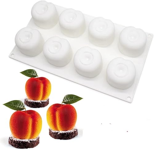 Molde de silicona para postres, molde de silicona para hornear, molde de fondant, forma de fruta, caramelo de azúcar, gelatina, molde para