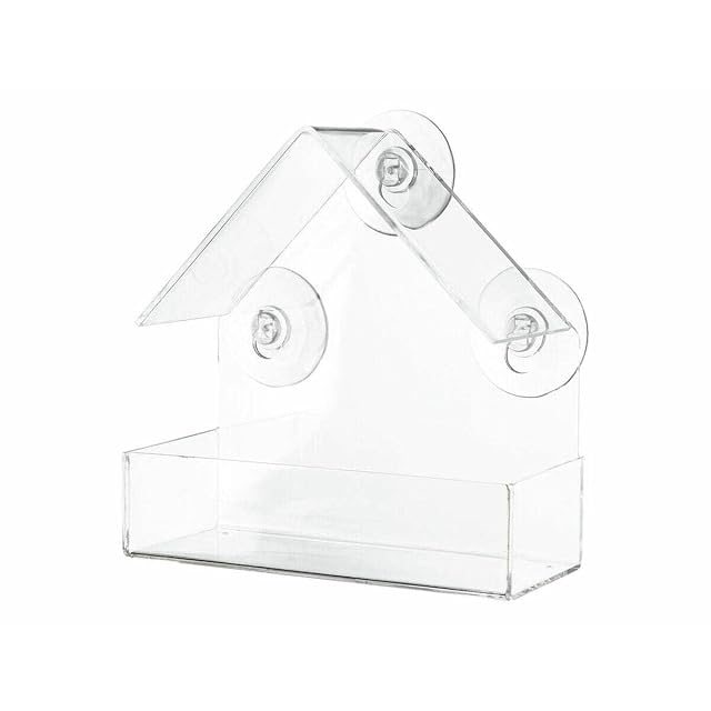 Foto 5 de 8 de TRIXIE Comedero Pájaros para Ventana, 225 ml, 15 x 15 x 6