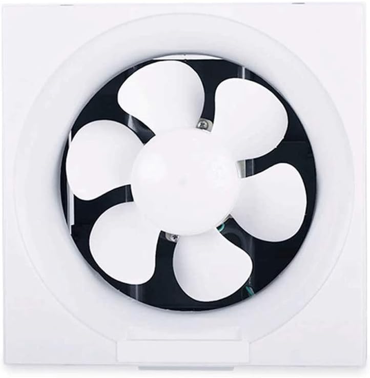 8 Inch Home Ventilation Fan Bathroom Garage Exhaust Fan Ceiling and Wall Mount Exhaust Fan for Kitchen Bathroom, Super Silent, Strong Exhaust