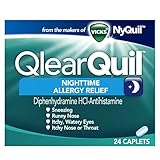 Vicks Qlearquil Nighttime Allergy Relief, 24 Count