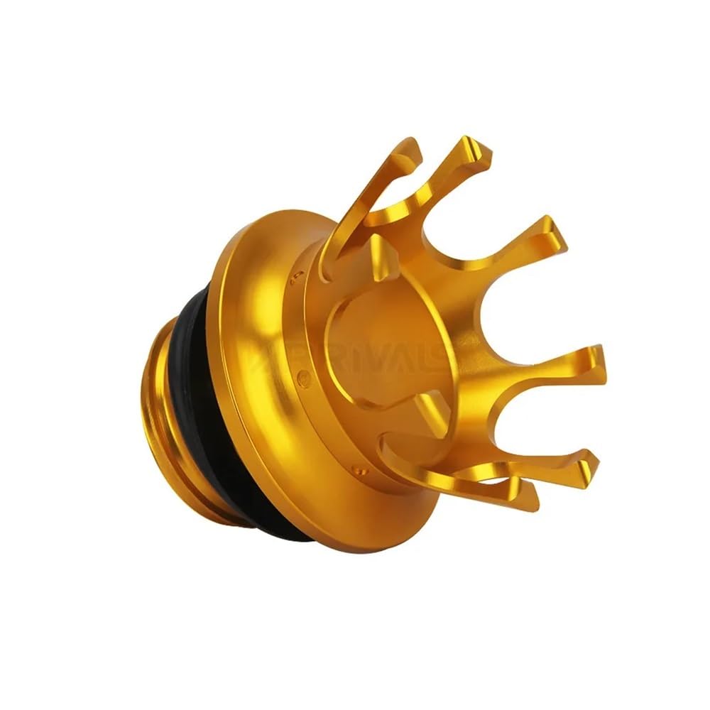 Coperchio Serbatoio Carburante per Motocicletta con Filettatura Destra Tappo Olio Benzina per Touring per Softail per Sportster 883 1200 Carburante Moto(Color 04)