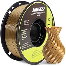 PETG Filament 1.75mm for 3D Printer, Metal-Like Consumable 1kg 2.2lbs 1 Spool, Silk Metallic Finish PETG High Speed 3D Printer Filament, Dimensional Accuracy +/- 0.03 mm,Metallic Bronze Gold