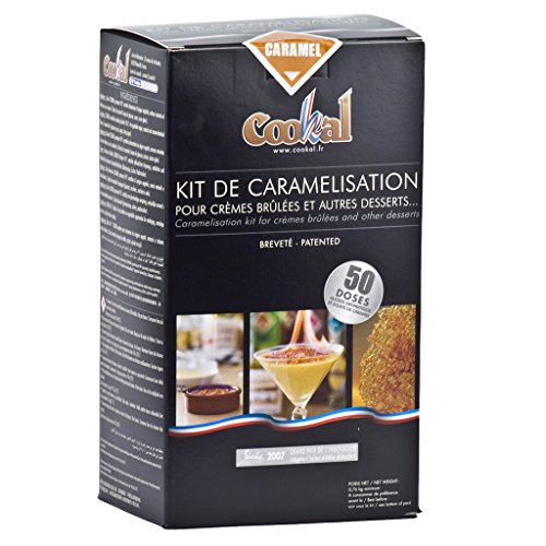 Kit de caramélisation Cookal avec 50 doses aromatisées au caramel