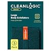 Cleanlogic Sport Large Exfoliating Body Scrubber (4.5 x 6.1 in) Deep Cleansing Shower Exfoliator for Athletes, Fast-Drying Dead Skin Remover for Full Body 3 Count Value Pack