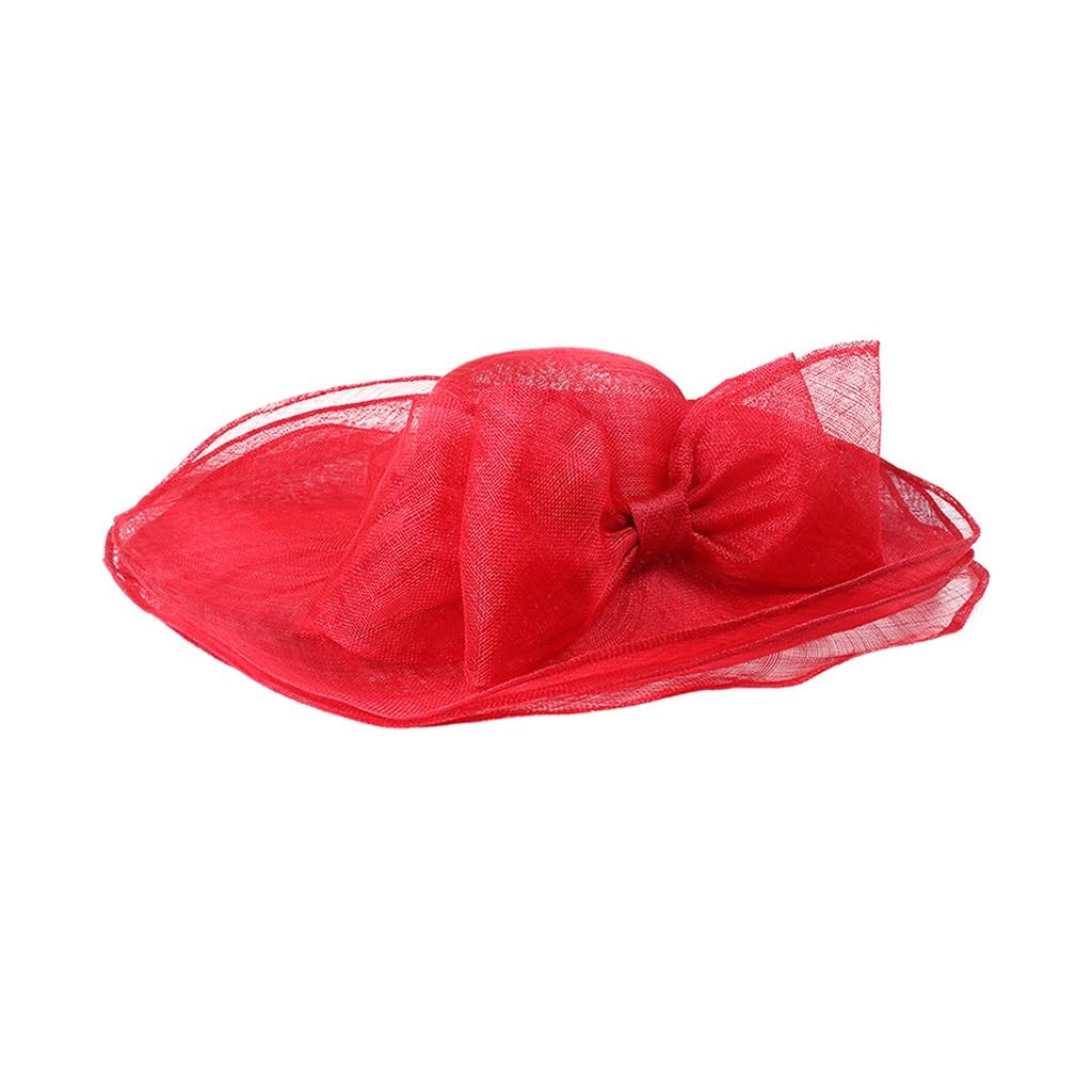 Chapeau de mariage en chanvre pour coiffure de cérémonie et banquet