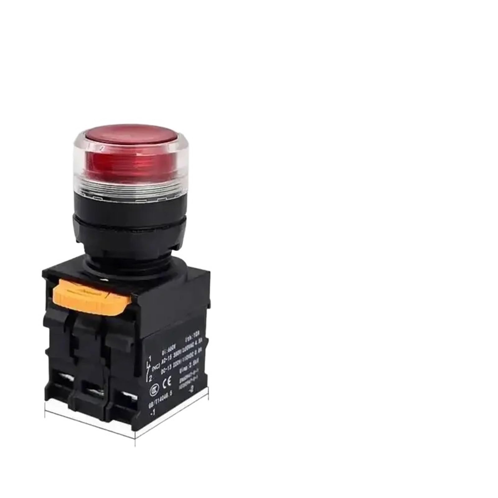 Interrupteur à bouton-poussoir monté sur bouton de 22 mm