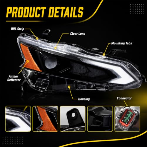 OsyphereX Right Headlight Assembly Compatible with Altima SV/S/SR 2023-2025 by OsyphereX - Used condition - Image 6