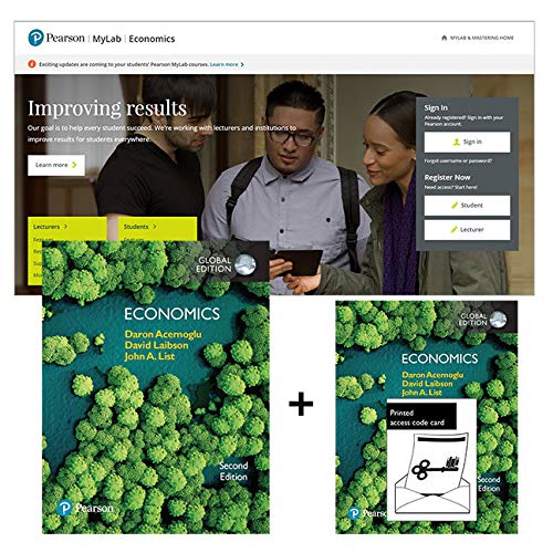Buy Access Card Pearson MyLab Economics with Pearson eText for