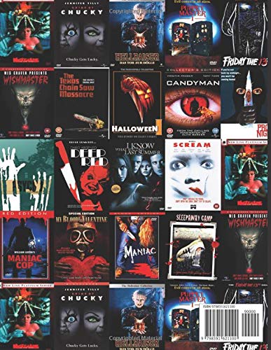 Horror Movie Slasher Journal - Lined Tracker Log Book Gift Idea image 3