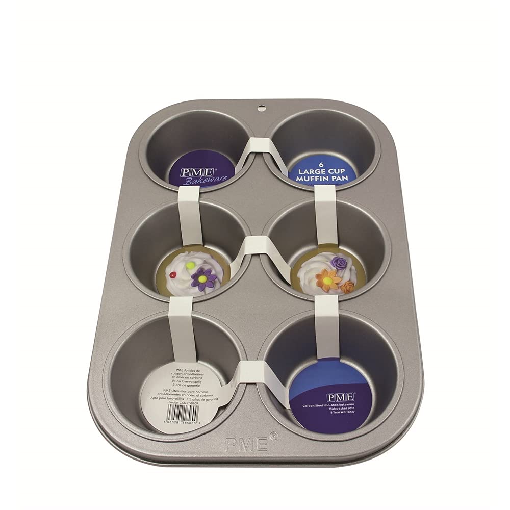 6 Cup Large Cupcake Muffin Tin / Pan by PME