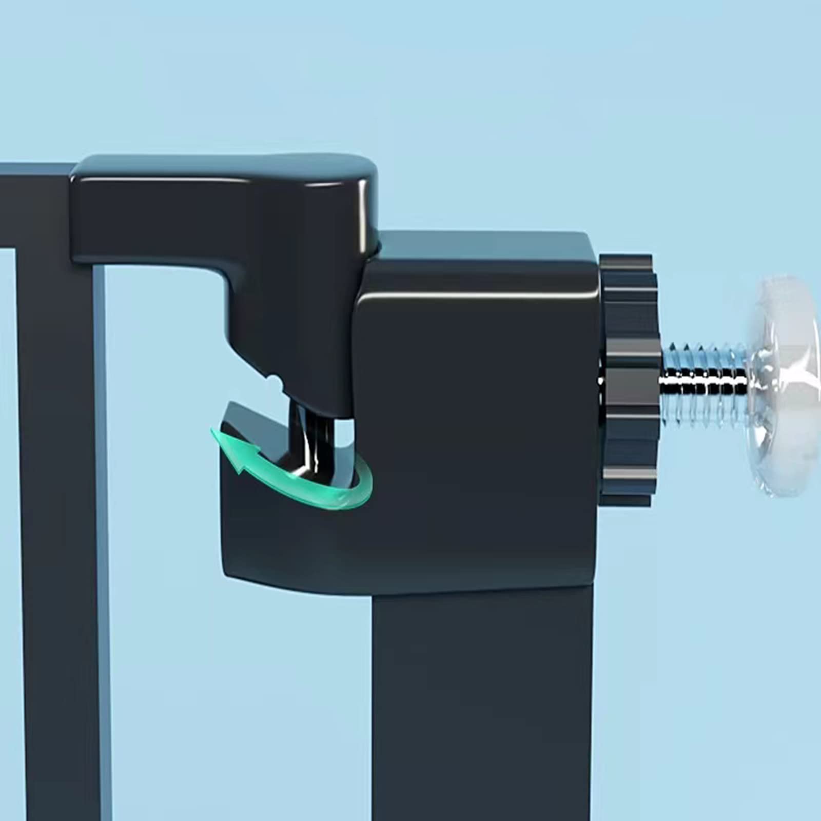 Cancello Passante per Bambini Extra Largo Nero,Pressione della Barriera della Scala con Auto-Close,Cancello di Sicurezza Estensibile,Aperta a Due Vie,Montaggio Hardware (174-181cm/68.5-71.2in)