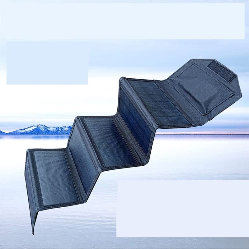 Pannello Solare Scheda di Ricarica for Modulo Fotovoltaico USB A Ricarica Rapida for Telefono Cellulare con Pannello Solare Pieghevole in Silicio Monocristallino da 15W