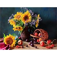 油絵ポットとバラ 油絵ポットとバラ